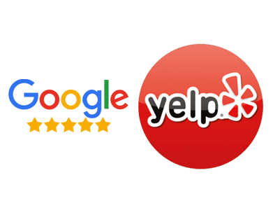 Trusted on Google and Yelp